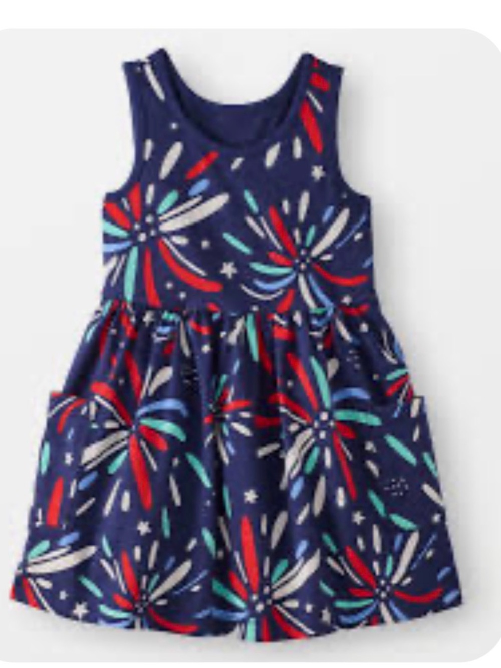 Hanna Andersson Sleeveless Playground Dress with Pockets
